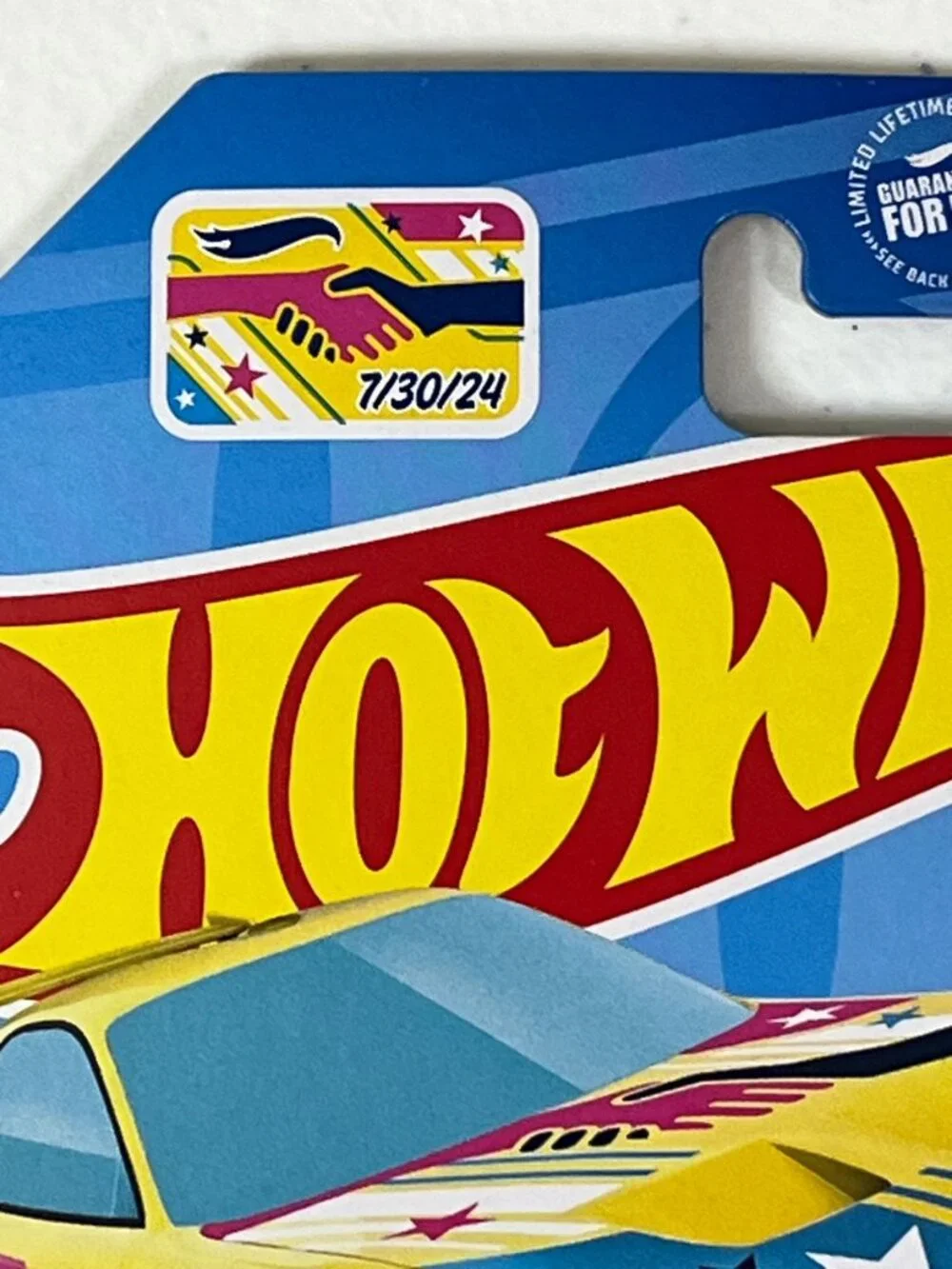 Hot Wheels 24/Seven Celebration Racers 117/250 Yellow Friendship Day Car 2024